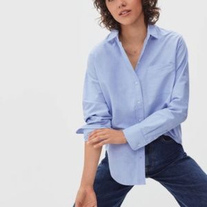 Everlane - The Relaxed Oxford Shirt - Blue - Women's Size 4